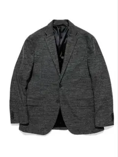 極美品 23区 HOMME ウール メランジ ニット テーラード ジャケット