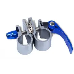 パラソル 固定器 へらパラソル ポールホルダー 角度チェンジャー ブルー