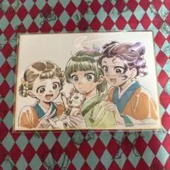 薬屋のひとりごと メーカー特典 第2期 Blu-ray 購入特典　色紙