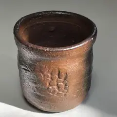 限定セル【希少品】伝説の陶芸家 國吉清尚 焼締 珊瑚紋 小湯呑 ぐい呑 泡盛 限定セル【希少品】伝説の陶芸家 國吉清尚 焼締 珊瑚紋 小湯呑