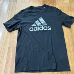 アディダス　黒　Tシャツ　Mサイズ