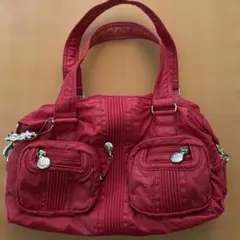 赤 キプリング Kipling ハンドバッグ トートバッグ