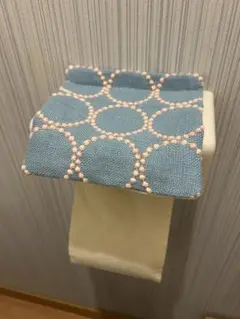 ハンドメイド】トイレットペーパーホルダーカバー　ミナペルホネン　タンバリン