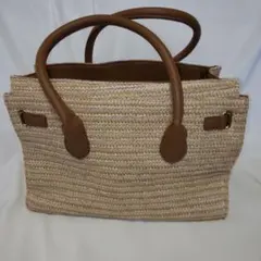 編み込み トート バッグ