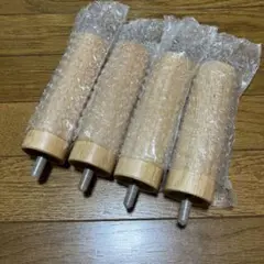 天然木　ソファ脚 4本セット ナチュラル　16cm