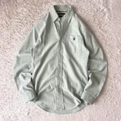 ラルフローレンラグビー 美品 オックスフォードシャツ XS グリーン