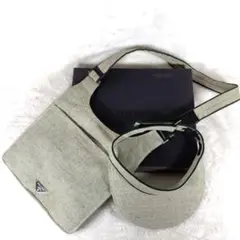 PRADA ショルダーバッグ サンバイザー セット キャンバス グリーン ゴルフ グリーン（緑）系 PRADA(プラダ) ショルダーバッグ(メンズ) 2