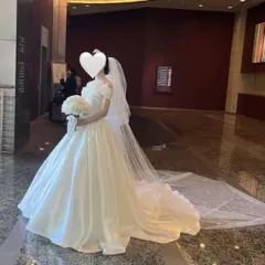 VERAWANG　ヴェラウォン　2段ベール　ロング　クリーニング済み Vera Wang Carol +2段ヴェール（VWCLS） - メルカリ