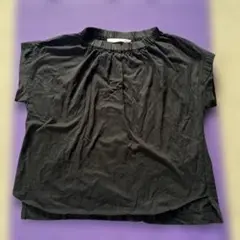 Auie F ブラック 半袖Tシャツ
