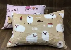 【新品・未使用】あったかなめらか枕カバー2枚セット 43×63cm