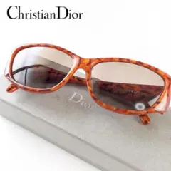 クリスチャンディオール Dior サングラス CDロゴ アイウエア 茶色 女性