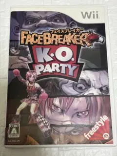 ⭐️24時間以内発送⭐️ フェイスブレイカー　K.O.PARTY Wii ソフト