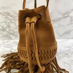 GRACE ATELIER DE LUXE 本革スエードレザー ショルダーバッグ