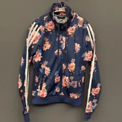 adidas originals ピンク花柄トラックジャケット y2k ギャル