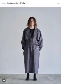 lastsample トレンチコート　木村なつみ