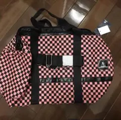 ピンクxブラック 軽い！ショルダー&手提げバック 新品 未使用