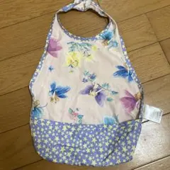 fafa フェアリー柄　お食事エプロン　スタイ　妖精柄　ピンク