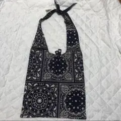 未使用 archives バッグ バンダナ柄 布製