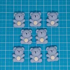 42. 送料込み デコパーツ 8個 コアラ