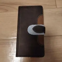iPhone14Max スマホケース　ブラウン　手帳型　高級感