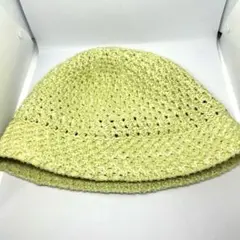 【美品】ベイフロー　メッシュ　ハット　バケハ　キミドリ　BAY FLOW