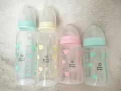 哺乳瓶　プラスチック　250ml　4本　ベビー　乳首　互換