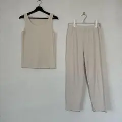 PEACH JOHN サーマルワッフル 上下セット M/L