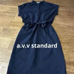 a.v.v standard ネイビー ノースリーブワンピース　L