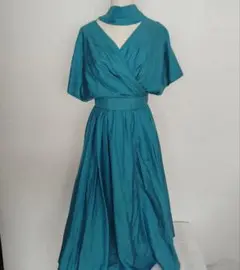 EPOCA THE SHOP ターコイズ ラップドレス