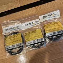 スターテックmicroUSB 3.0スリムケーブル　L型左向き、右向き3個セット