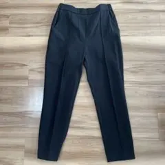 訳あり yori セレモニーピンタックパンツ ピンタック 38 ブラック ヨリ