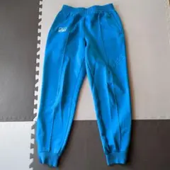 asics トレーニングパンツ 青
