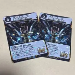 黒銀蜘蛛の糸 SR 2枚セット　5弾