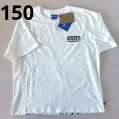 Tシャツ　半袖　ミッキーマウス　ディズニー　150 ホワイト　新品