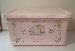 ハローキティ 収納ボックス ピンク 野いちご