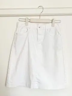 ユニクロ スカート 白 W61 Mサイズ UNIQLO
