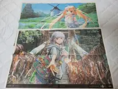 FGO　オベロン キャストリア ７月27日・28日　徳島新聞 2枚セット