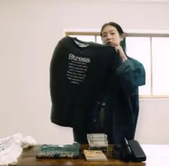 【美品】在原みゆ紀着用　stress tシャツ 80s Ms Guffin