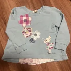 ニットプランナー　水色 トレーナー 100cm
