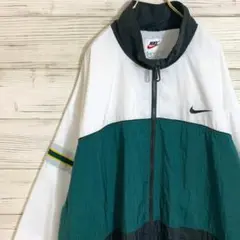 NIKE ナイロンジャケット プルオーバー XXL 緑 なえなの