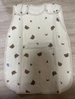 夏用 スリーパー コットン100% ガーゼ 2層くまさん柄 1歳2歳3歳