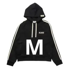 Official髭男dism REJOICE フード付ジップアップパーカーM 黒 Rejoice ジップアップパーカー ブラック – Official髭男dism