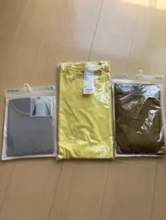 ユニクロTシャツ　SML各サイズ 3枚まとめ売り　新品未使用エアリズム