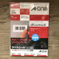 残りわずか！　新品　エーワン　ラベル　28455 100シート入