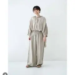nest Robe リネン超撥水オーバーシャツ