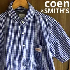 【可愛い◎】coen×SMITH'S コーエン スミス別注ギンガムチェックシャツ