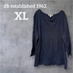 db established 1962 【XL】ネイビー トップス 五分袖