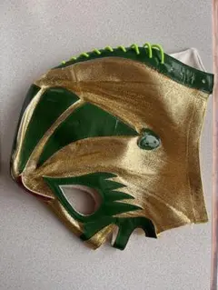 プロレス　ミルマスカラス　マスク 緑と金 メキシコ
