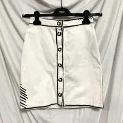 FENDI フェンディ 20AW ジョシュア ヴィーダス ギャバジン スカート