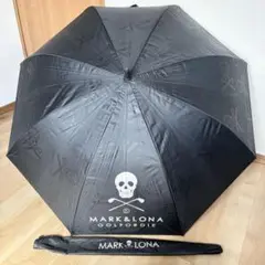 MARK&amp;LONA - マークアンドロナ　晴雨兼用　傘　ブラック　UV　新品　未使用　ゴルフ MARK&LONA - マークアンドロナ 晴雨兼用 傘 ブラック UV 新品 未